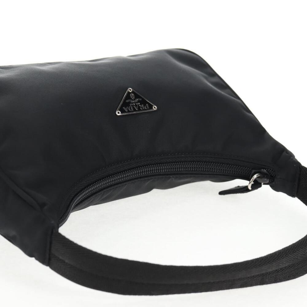PRADA Hand Bag Nylon Black Silver Auth 145021V - Picture 6 of 16